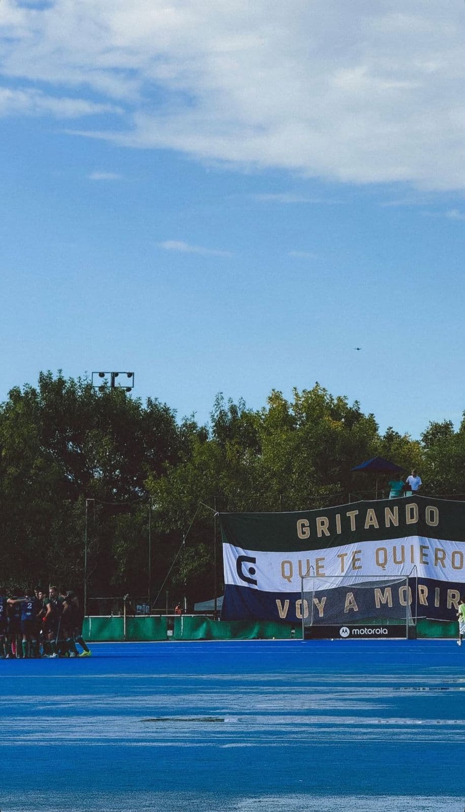 Cancha de agua de hockey